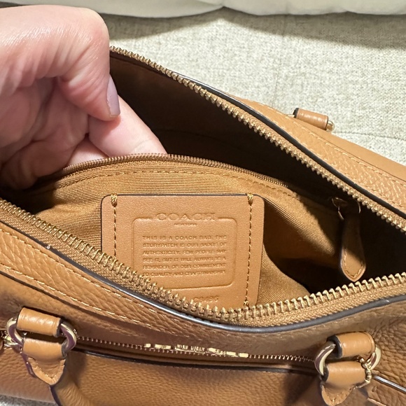 Coach Rowan Satchel With Diary Embroidery - Gold/Penny Multi - Picture 7 of 9